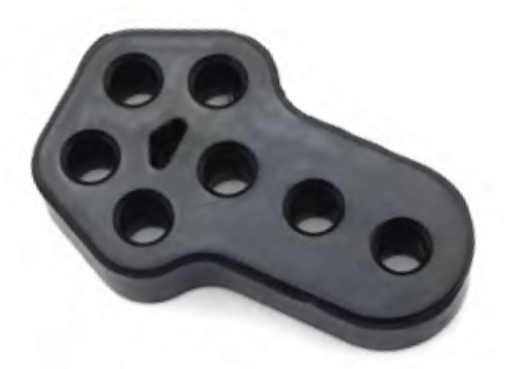 Bild von Universal muffler hanger - Black