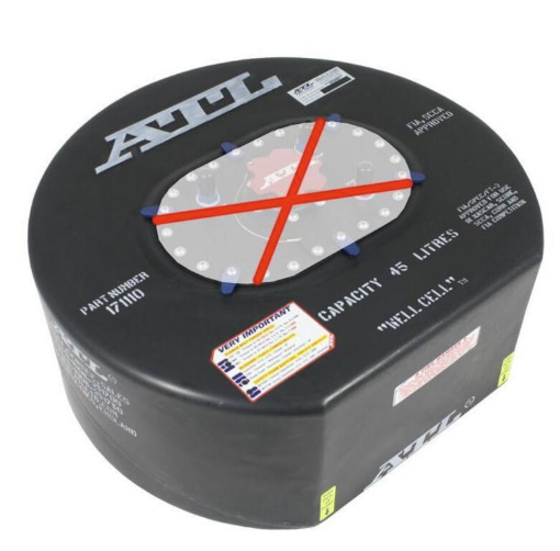 Bild von ATL Racing Fuel Cell 30L – Ø550 x 160 mm – Ohne Deckplatte – FIA FT3-1999