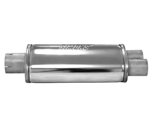 Bild von "Split 63" - Rustfri" Lyddæmper 2½ --> 2stk. 2" udgange. - Simons U346351R